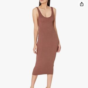 enza costa rib tank dress in size small